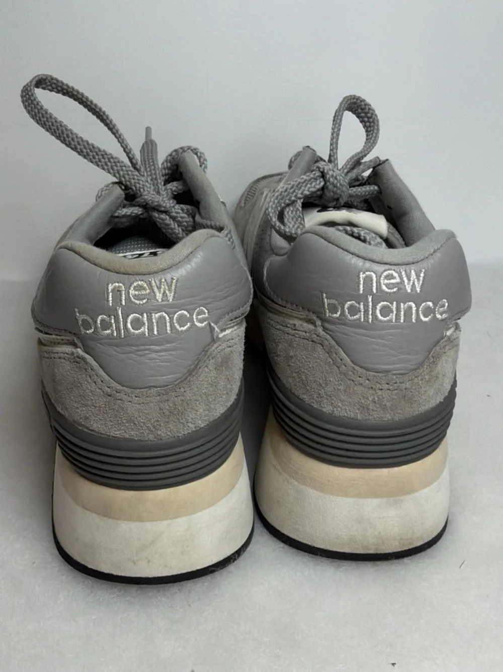 New Balance 574+ Shadow Grey Womens - Size 7.5 Platform